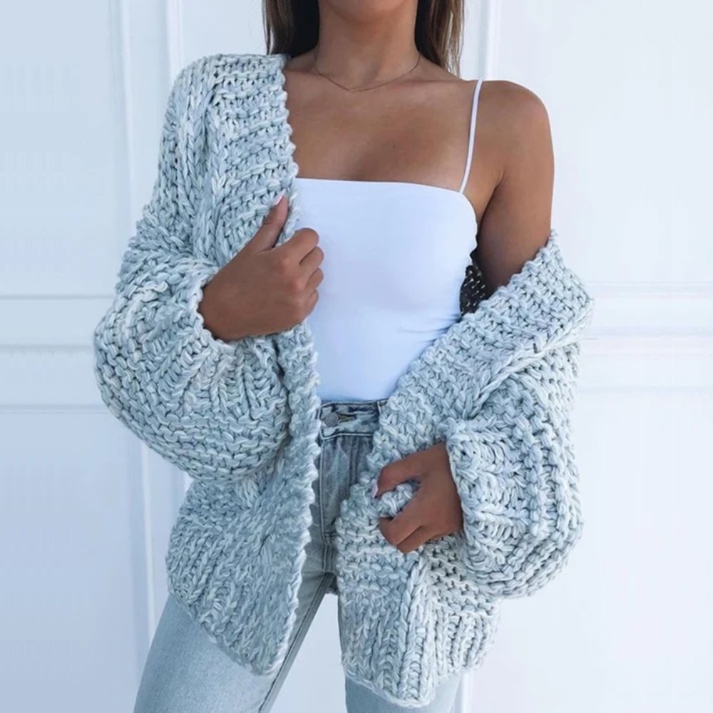 Women's Knitted Cardigan Generously Soft