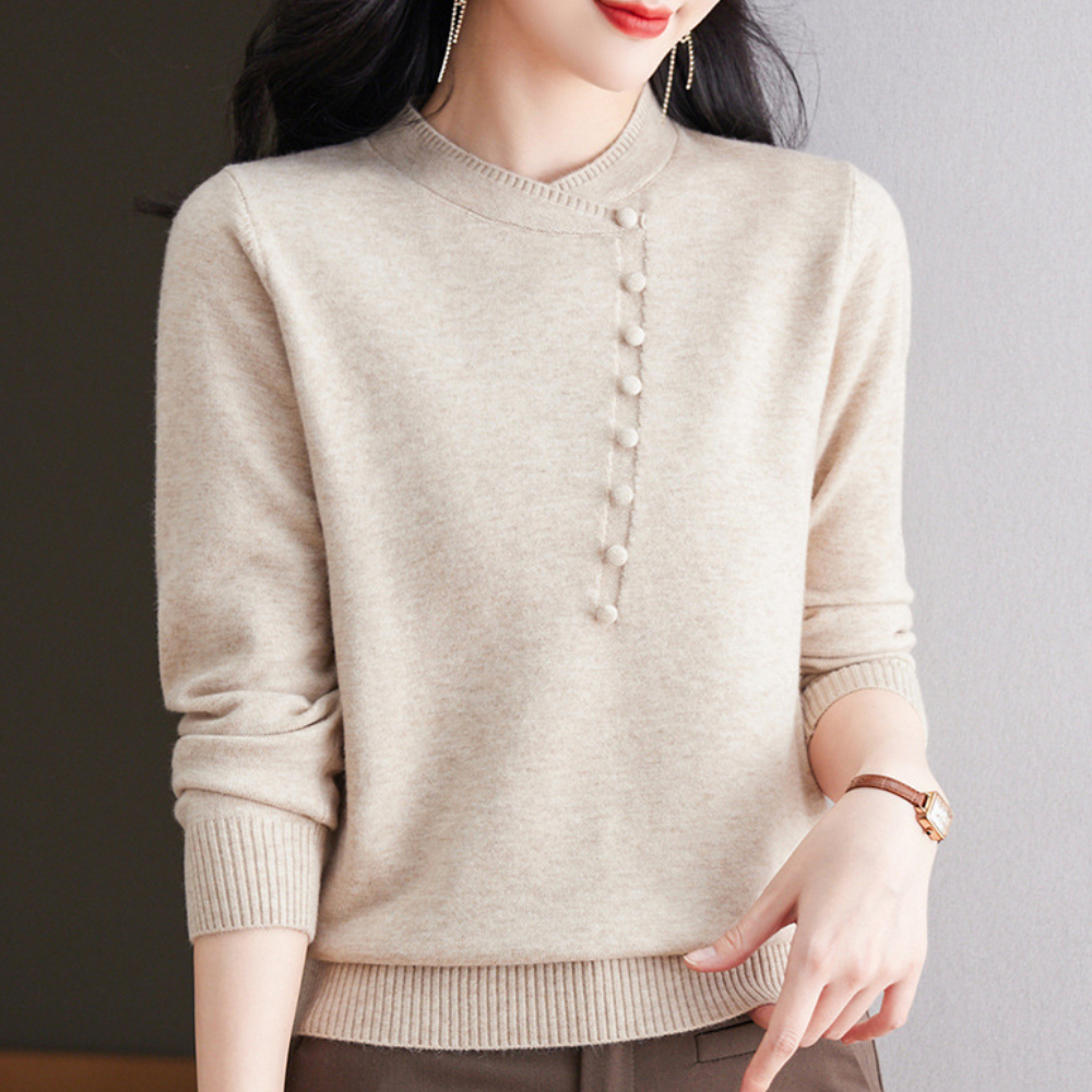 Women's Sweater Buttons Elegant