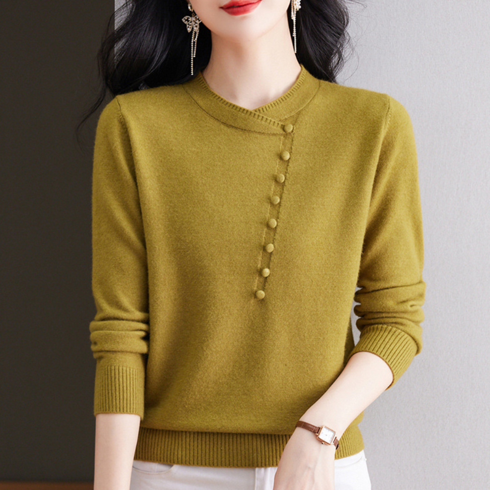 Women's Sweater Buttons Elegant