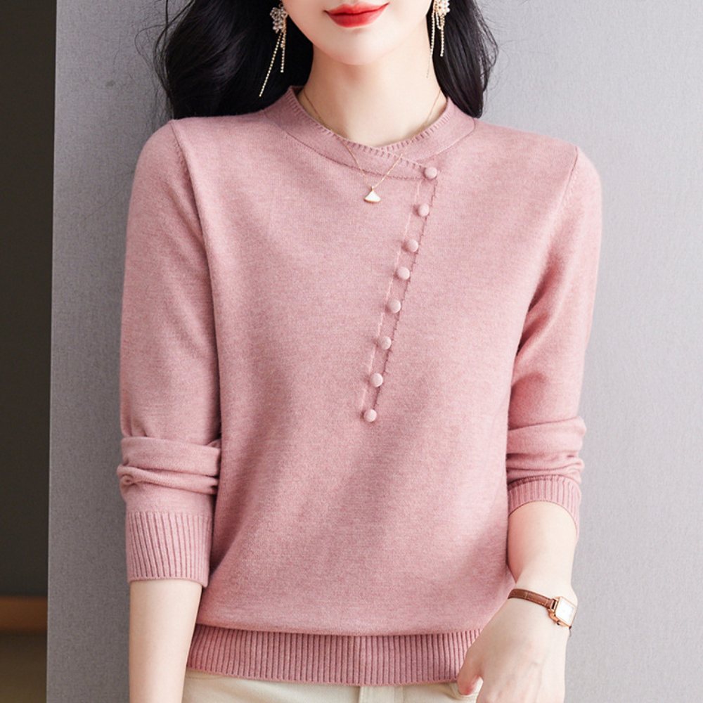 Women's Sweater Buttons Elegant