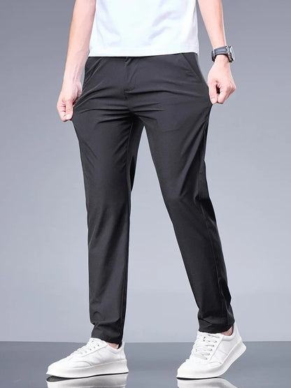 Men's Comfortable Slim Fit Stretch Trousers