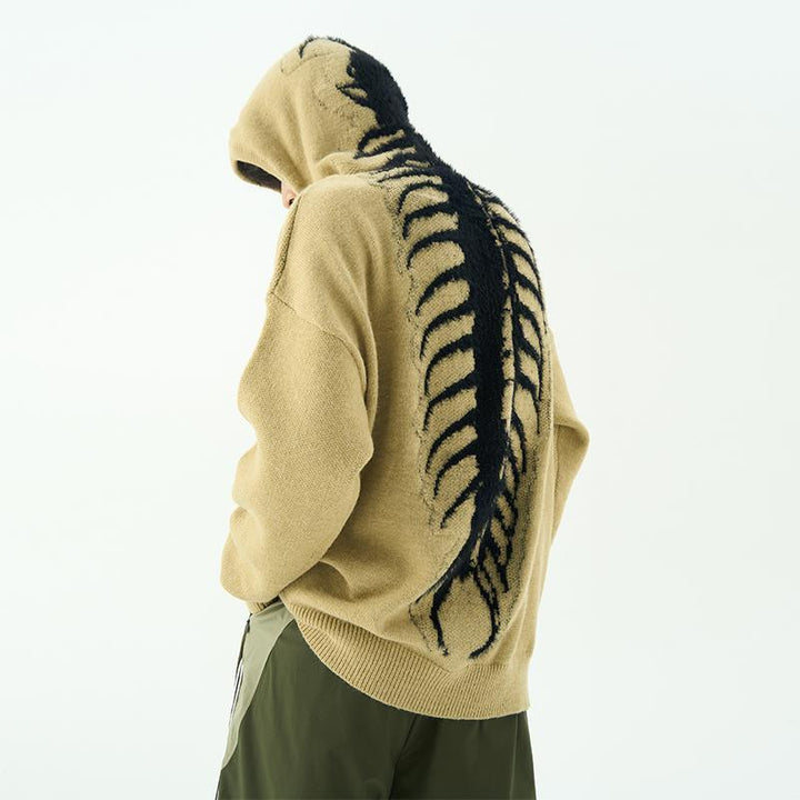 Große Herren Hoodie mit Druck Oversized - IdealeKleiden