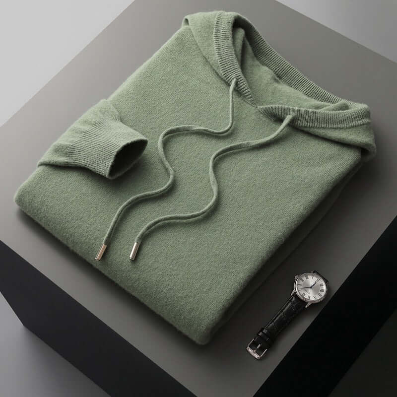 Men's Knitted Jumper Simple Hood
