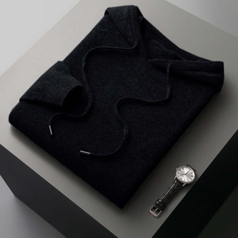 Men's Knitted Jumper Simple Hood