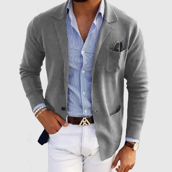 Men's Modern Cardigan with Pockets