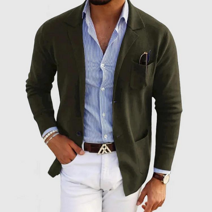 Men's Modern Cardigan with Pockets