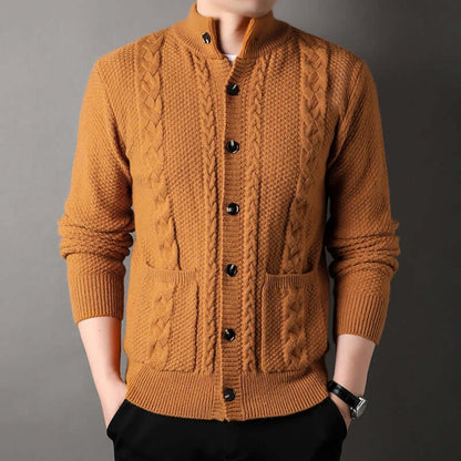 Men's Classic Cable Knit Cardigan