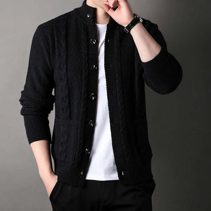 Men's Classic Cable Knit Cardigan