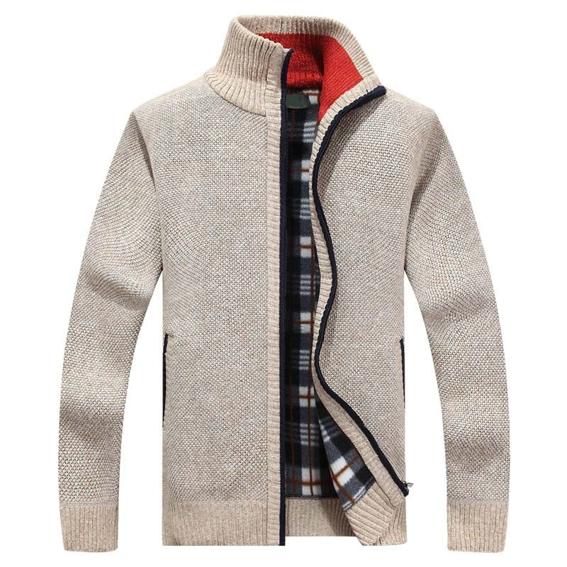 Men's Cardigan Zipper Winter Warm