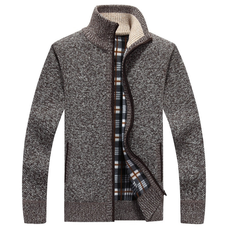 Men's Cardigan Zipper Winter Warm