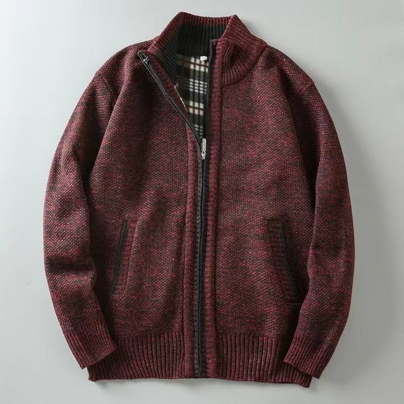 Men's Cardigan Zipper Winter Warm