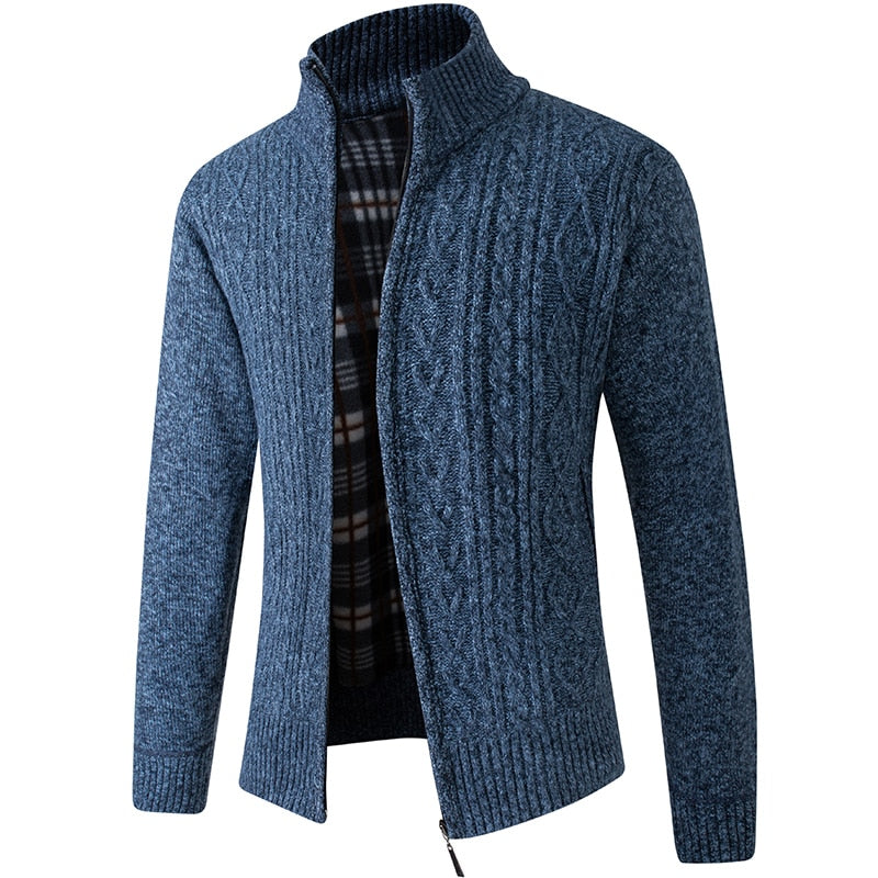 Men's Cardigan Zipper Winter Warm