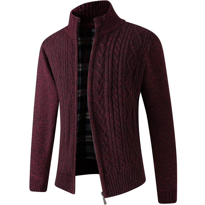 Men's Cardigan Zipper Winter Warm