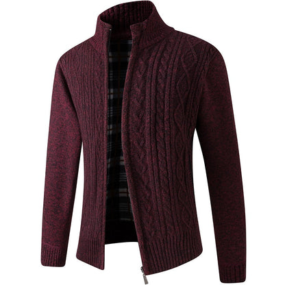 Men's Cardigan Zipper Winter Warm