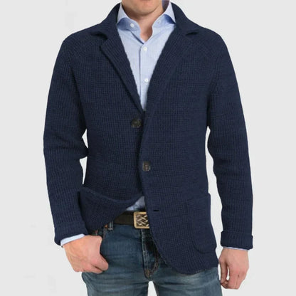 Men's Warm Chunky Knit Cardigan