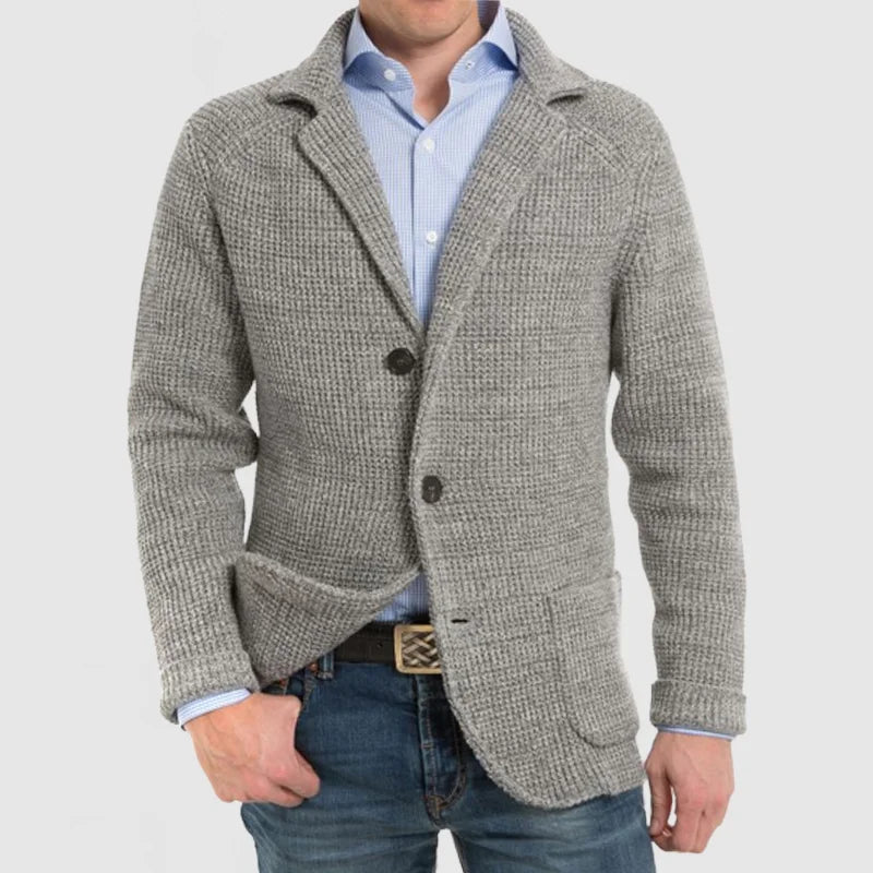 Men's Warm Chunky Knit Cardigan
