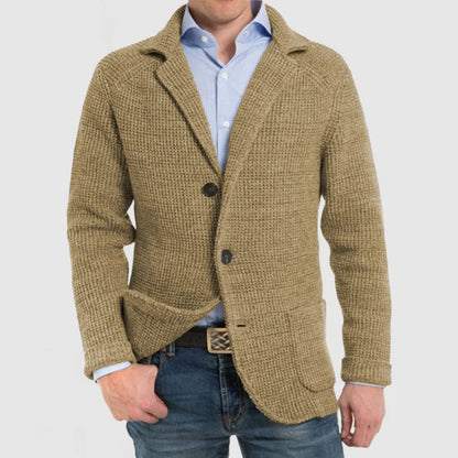 Men's Warm Chunky Knit Cardigan