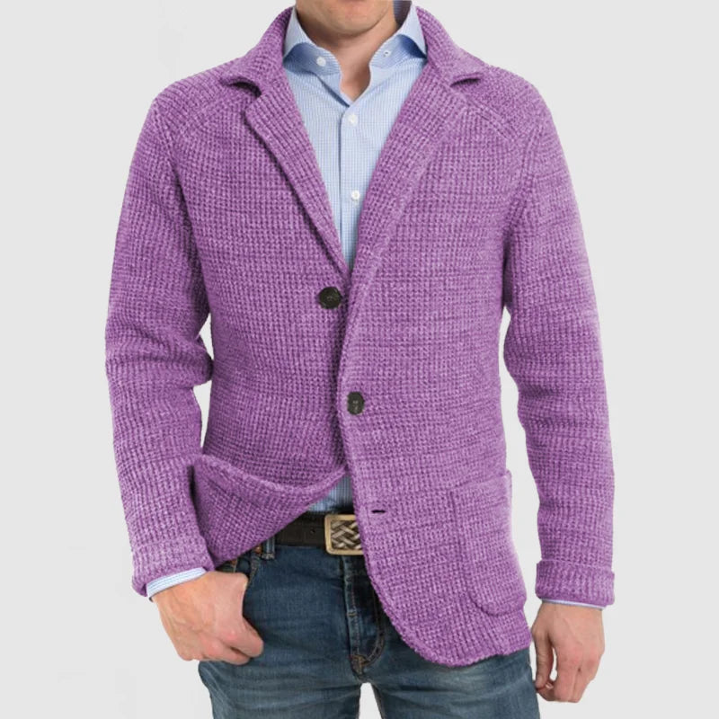 Men's Warm Chunky Knit Cardigan