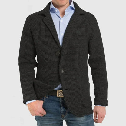Men's Warm Chunky Knit Cardigan
