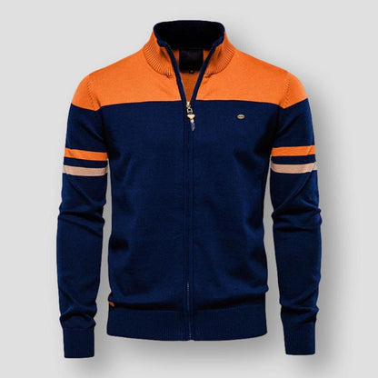 Men's Cardigan Zipper Vintage Style