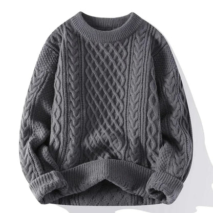 Men's Cable Knit Oversized Sweater