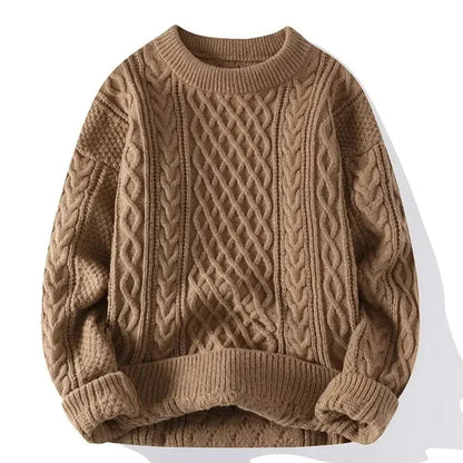 Men's Cable Knit Oversized Sweater
