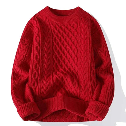 Men's Cable Knit Oversized Sweater