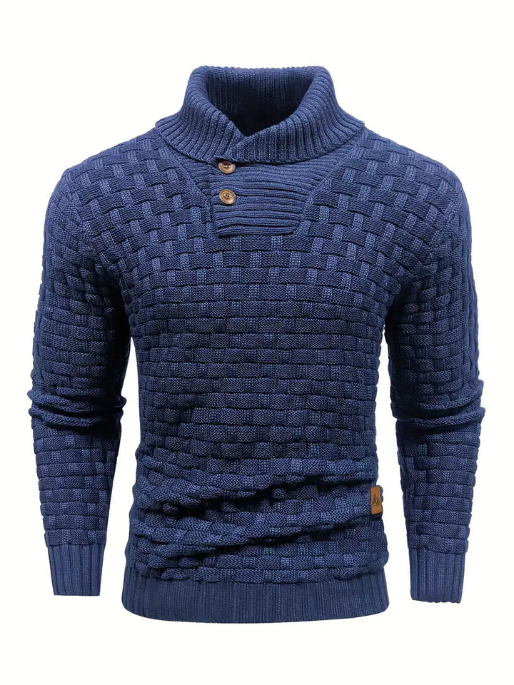 Grobstrick Rollkragenpullover Herren - IdealeKleiden