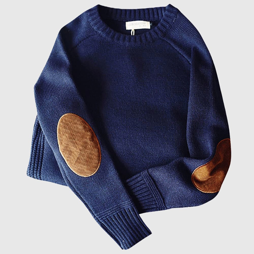 Men's Elegant Round Neck Knitted Sweater