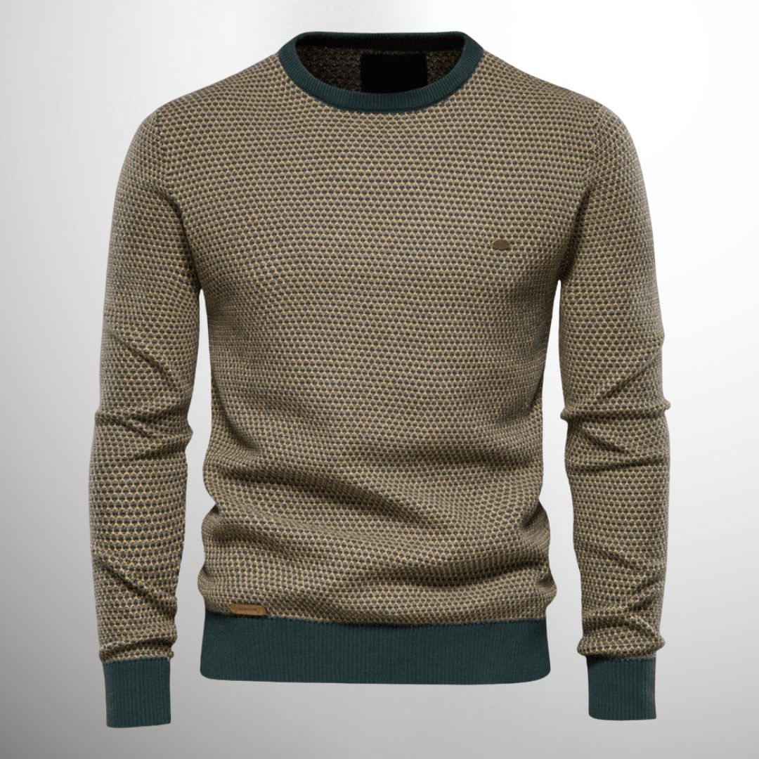 Men's Crew Neck Knitted Jumper Casual Fit
