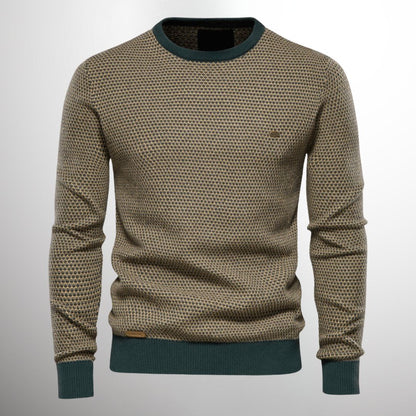 Men's Crew Neck Knitted Jumper Casual Fit