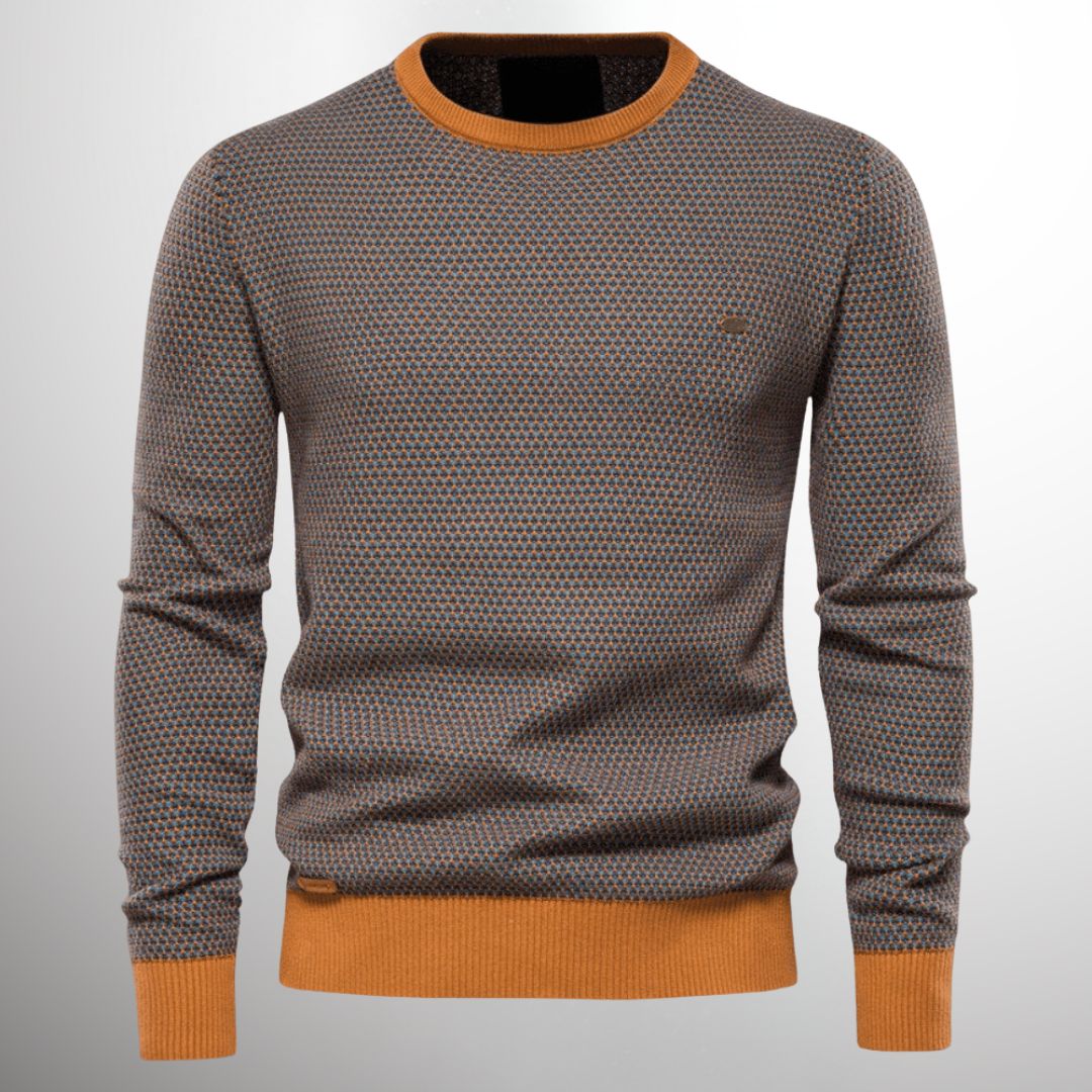 Men's Crew Neck Knitted Jumper Casual Fit