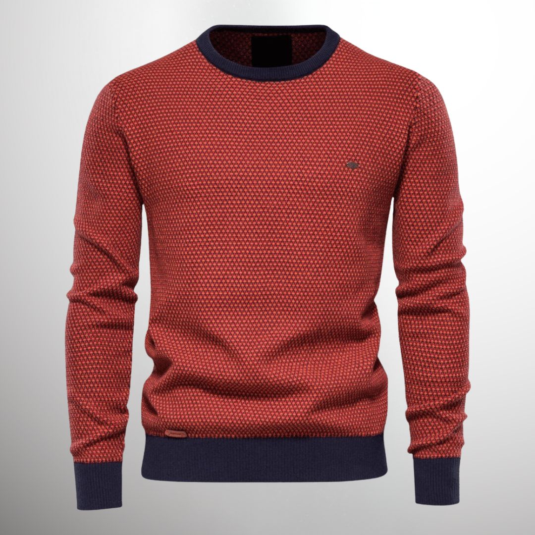Men's Crew Neck Knitted Jumper Casual Fit