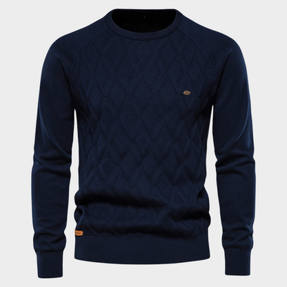 Men's Modern Crew Neck Knitted Sweater