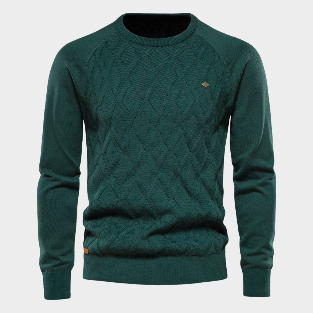 Men's Modern Crew Neck Knitted Sweater