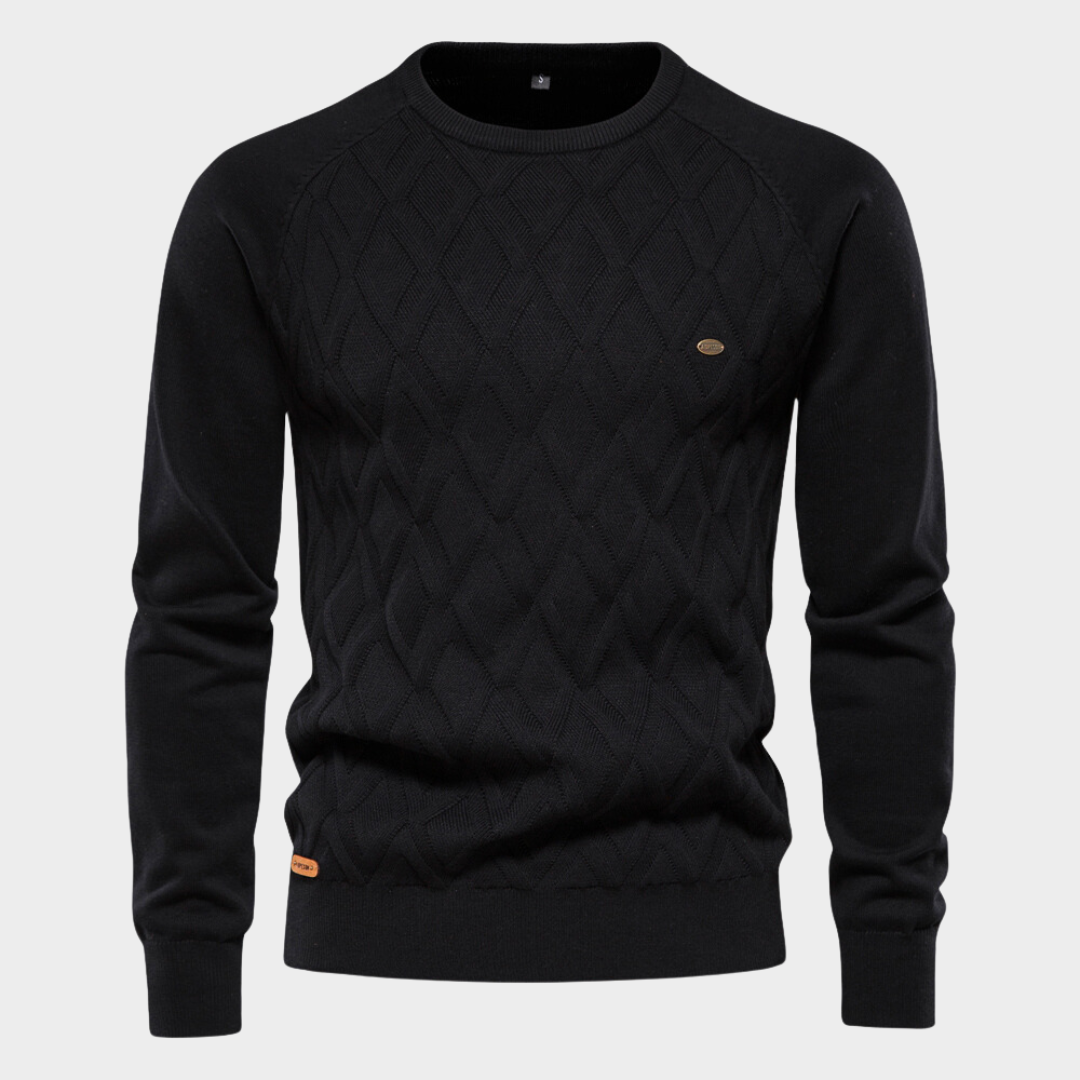 Men's Modern Crew Neck Knitted Sweater
