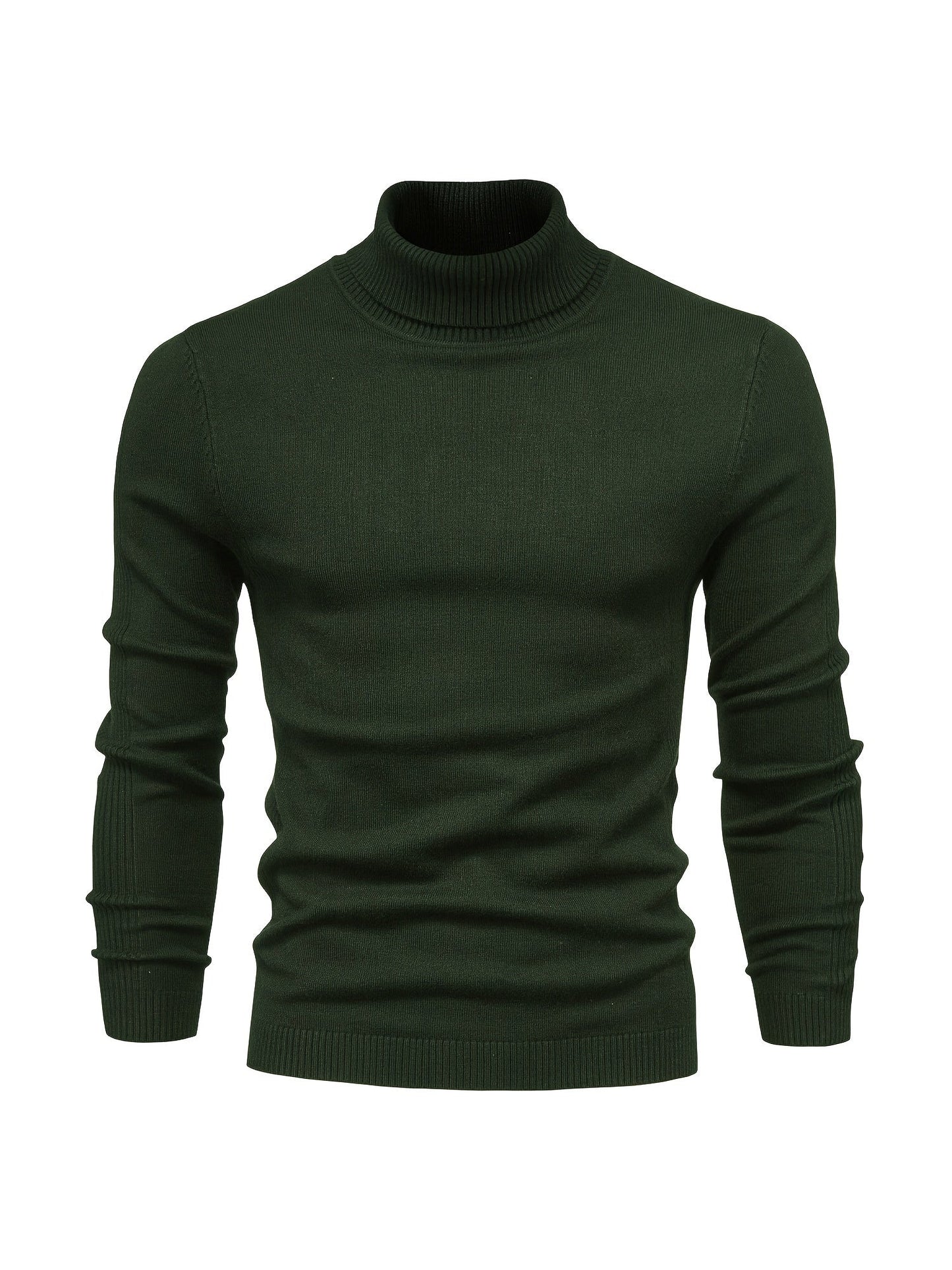 Men's Slim Fit Long Sleeve Turtleneck Sweater