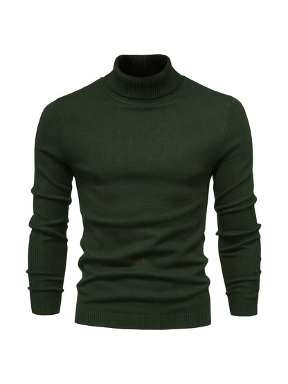 Men's Slim Fit Long Sleeve Turtleneck Sweater