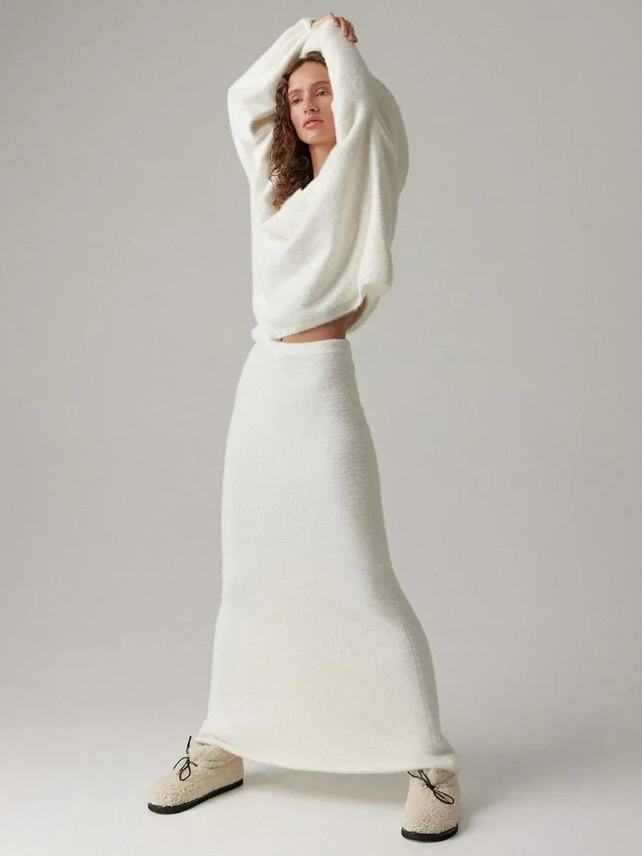 Elegantes Kleid und Rock Set für Frauen - IdealeKleiden