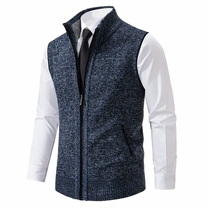 Men's Knitted Vest Warm Sleeveless Winter