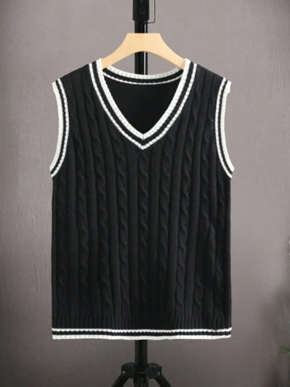 Men's Cable Knit Vest