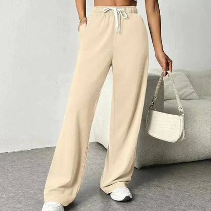 Comfortable Women's Wide Leg Joggers Elastic