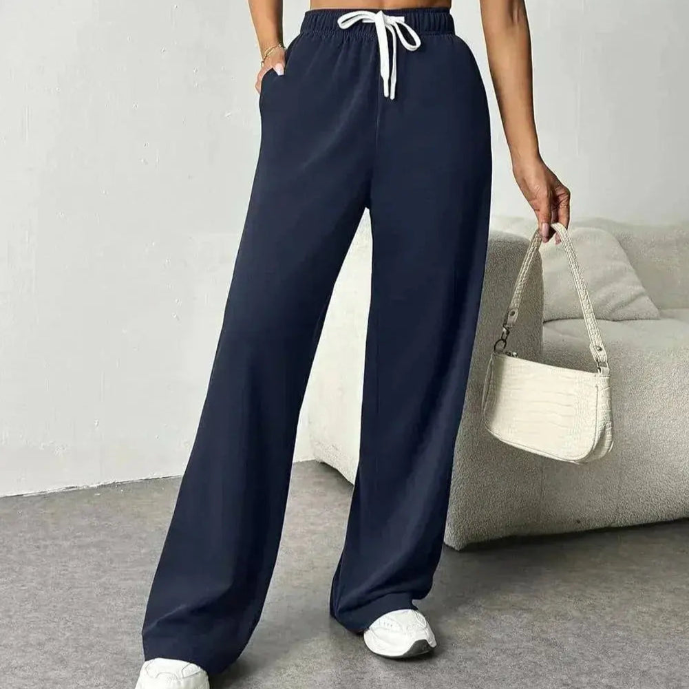 Comfortable Women's Wide Leg Joggers Elastic