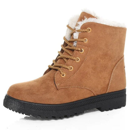 Elegant Women's Lined Warm Winter Boots