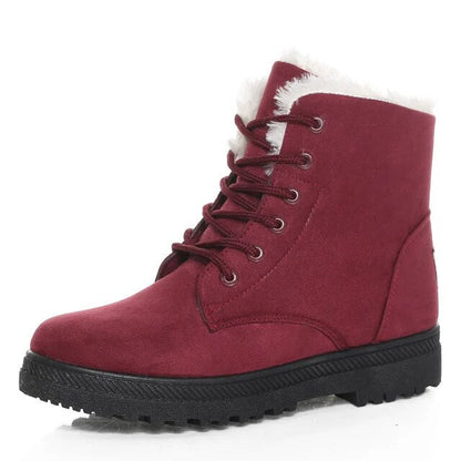 Elegant Women's Lined Warm Winter Boots
