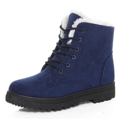 Elegant Women's Lined Warm Winter Boots