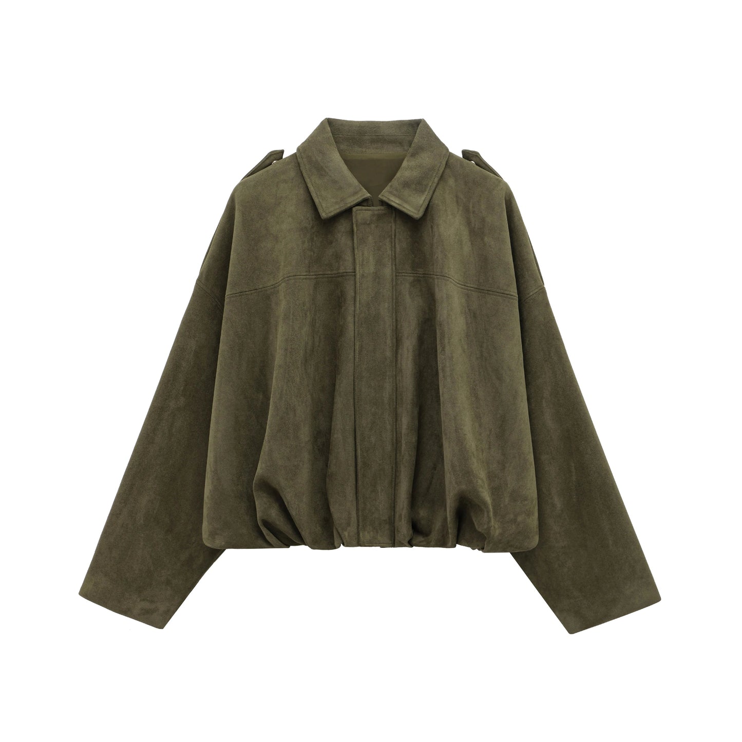Modische Bomberjacke Damen - Locker Trendy Reißverschluss