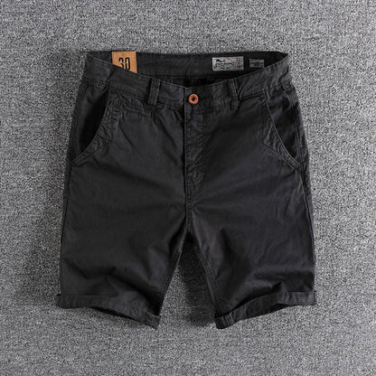 Herren Denim Shorts Bequem Dehnbar Sommer - IdealeKleiden