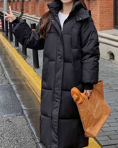 Long Winter Jacket Warm and Waterproof