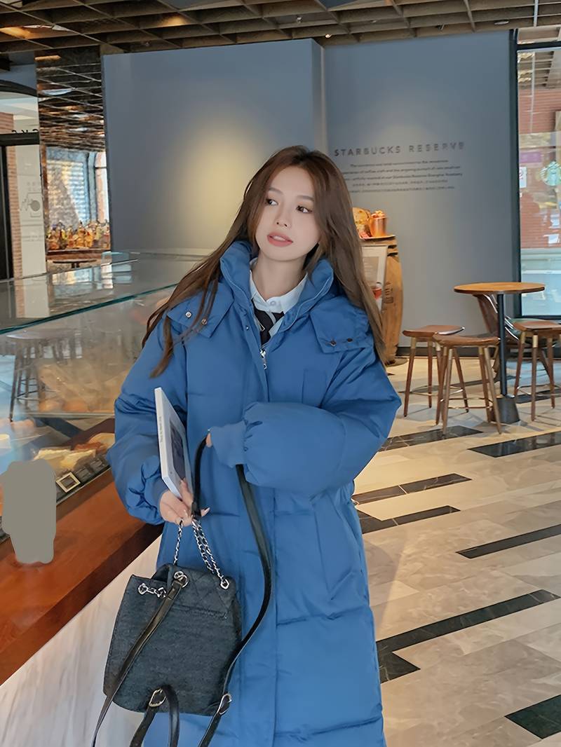 Long Winter Jacket Warm and Waterproof